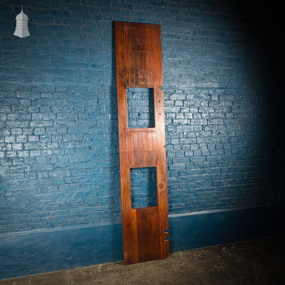 Reclaimed Iroko School Science Lab Worktop With Double Sink Holes and Drainers