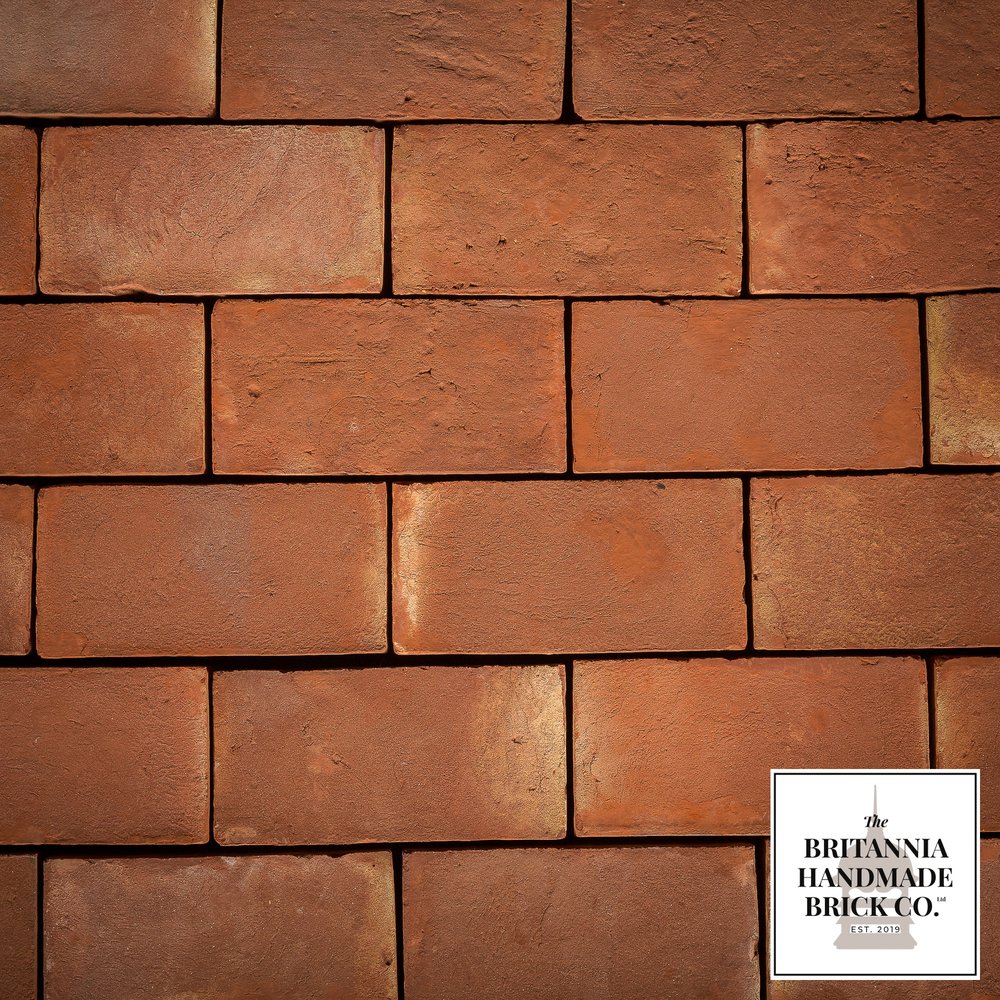 9 x 4 1/2" Handmade Red Floor Brick, 9 x 4.5 Inch Period Style Floorbrick