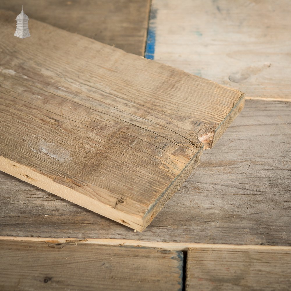 Batch of 107 Square Metres of Worn Face Scaffold Board