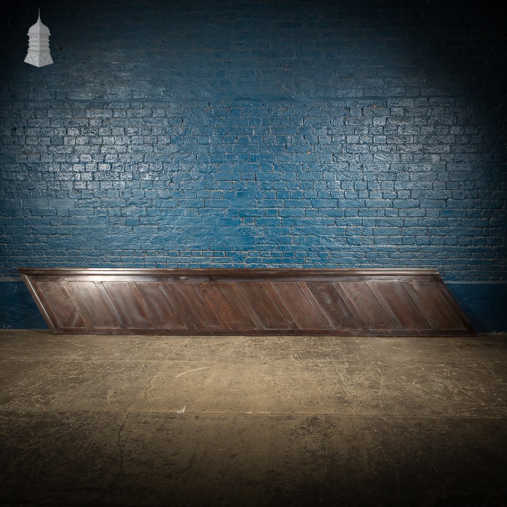 19th C Oak Staircase Paneling