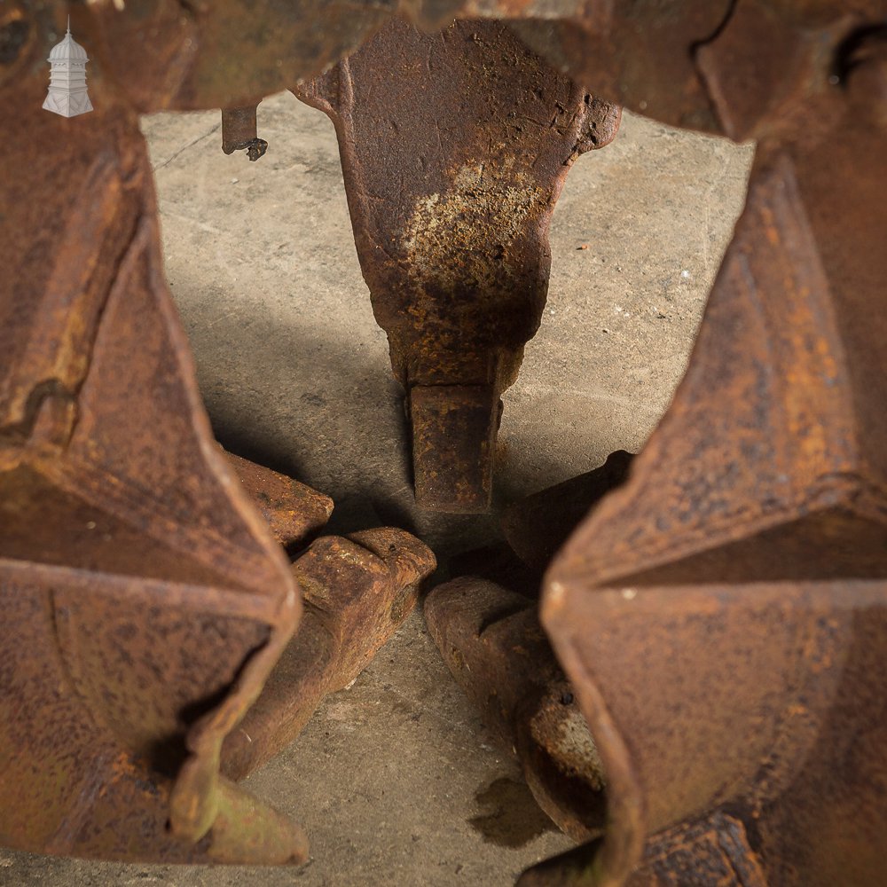 Large Vintage Hydraulic Grab Attachment