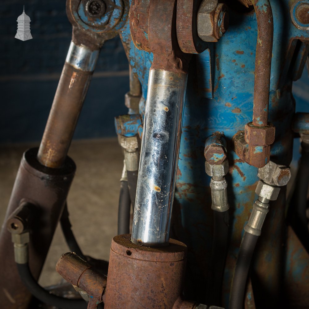 Large Vintage Hydraulic Grab Attachment