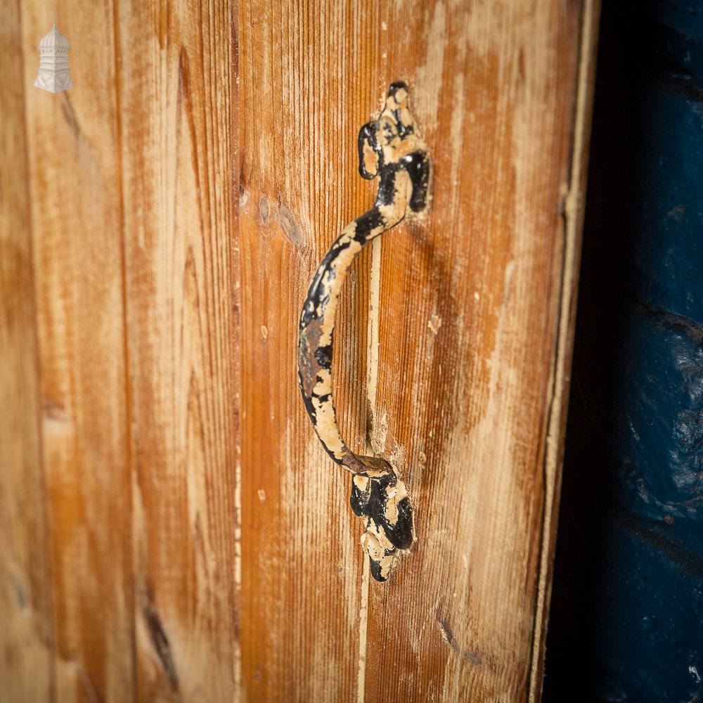Stripped Pine Braced and Ledged Cottage Door
