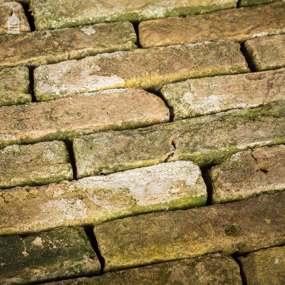 Batch of 52 Norfolk Handmade Reclaimed Tudor 2” Bricks