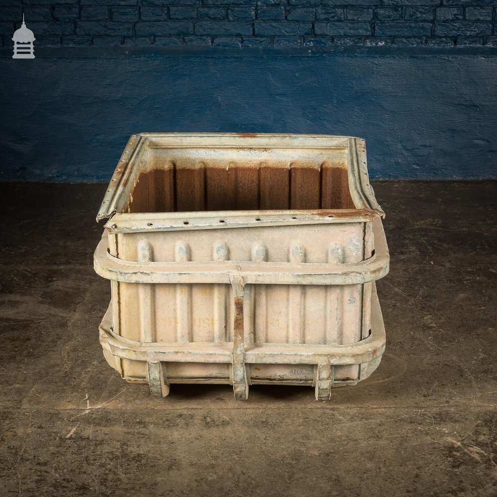 Galvanized Military Metal Trough Planter