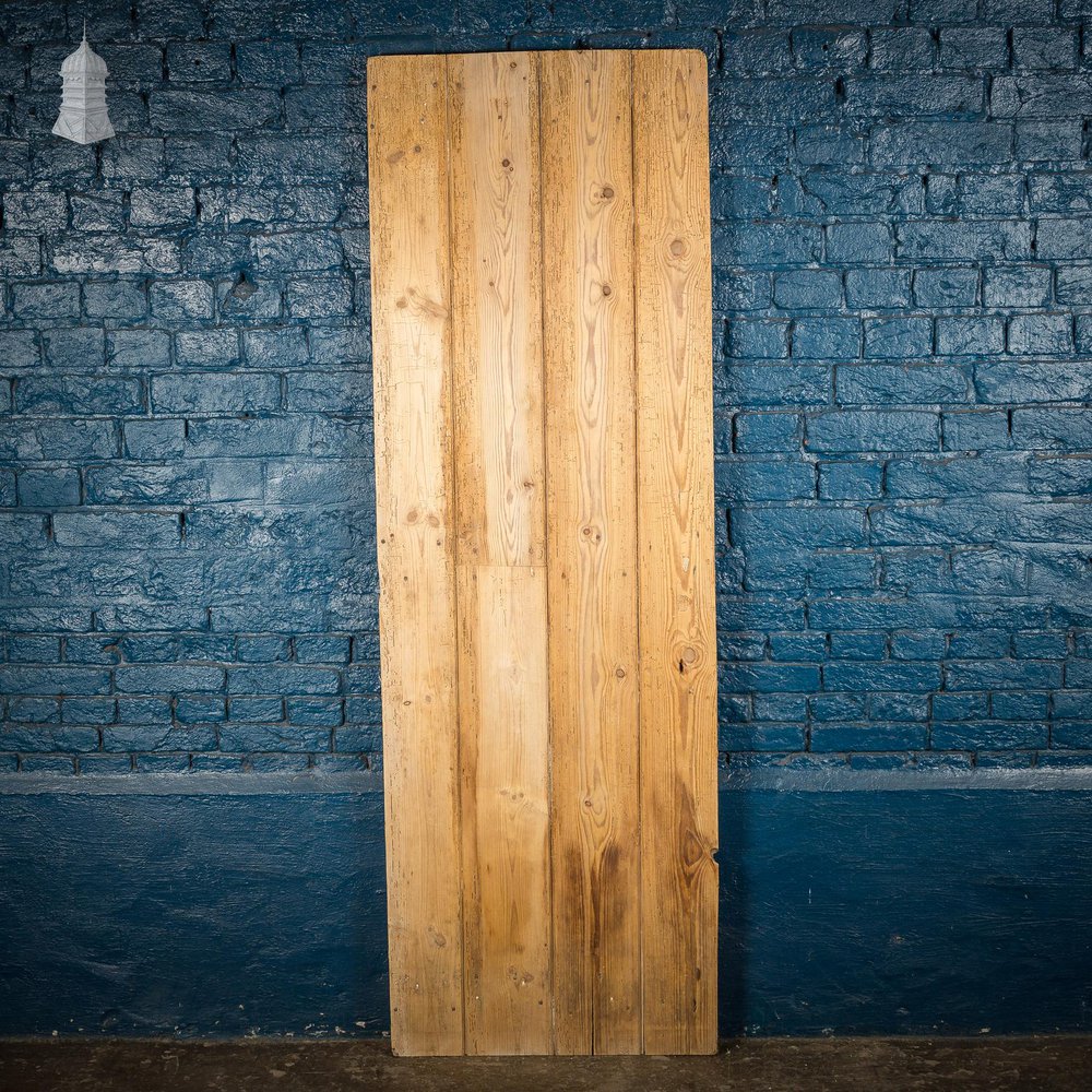 NR56321: Stripped Pine Ledged and Braced Cottage Door
