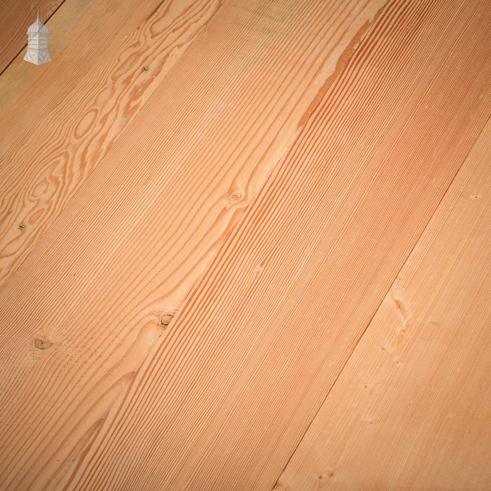NR59321: Batch of 7.5 Square Metres of 8 Inch Wide Resawn Columbian Pine Floorboards
