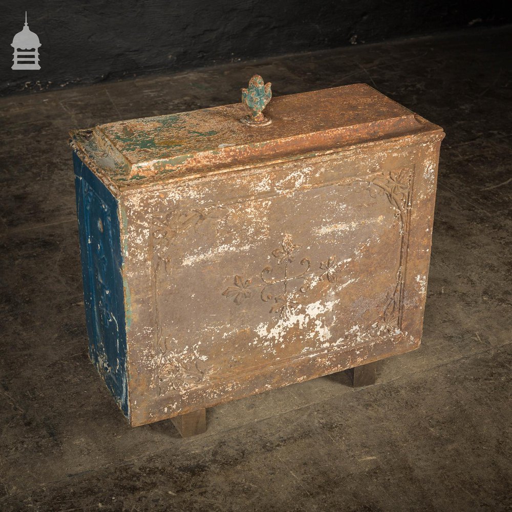 19th C Cast Iron Ornate Cistern