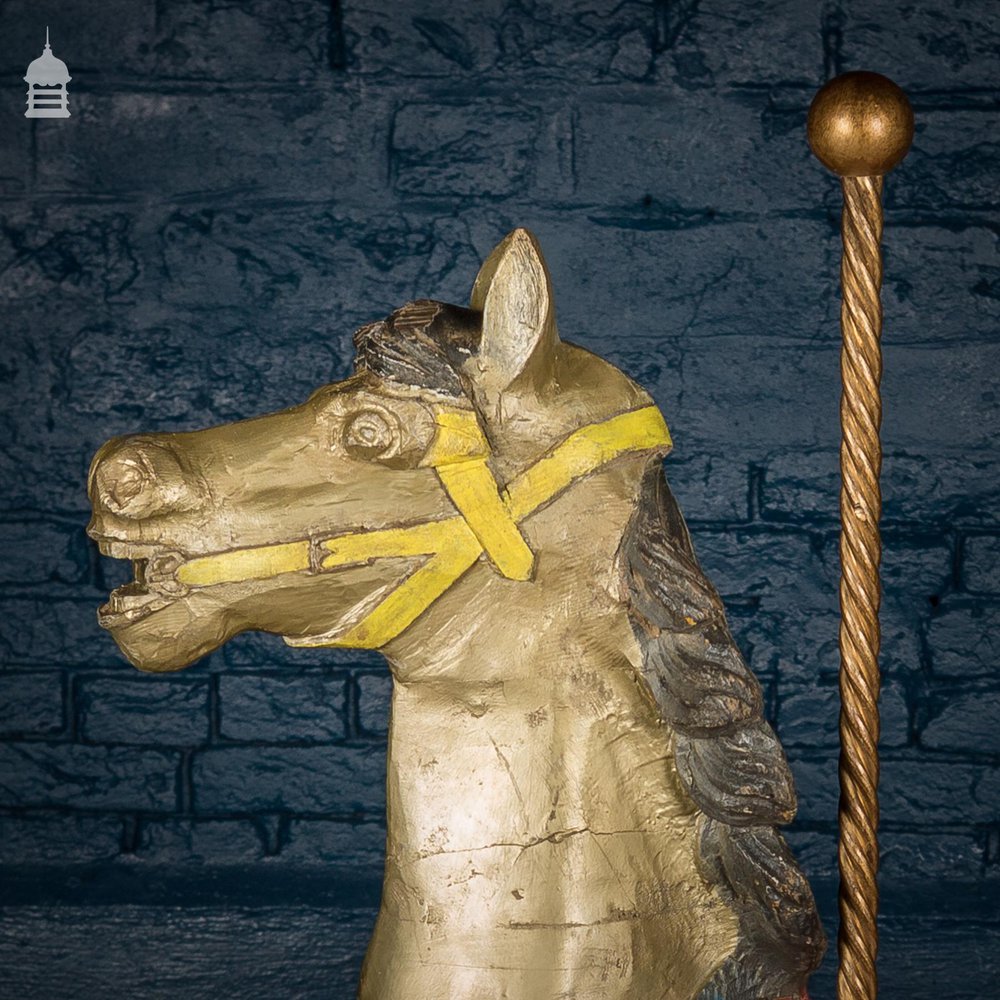 A Rare English 19th C Juvenile Carousel Galloper Horse by Anderson of Bristol Circa 1890 No. 1
