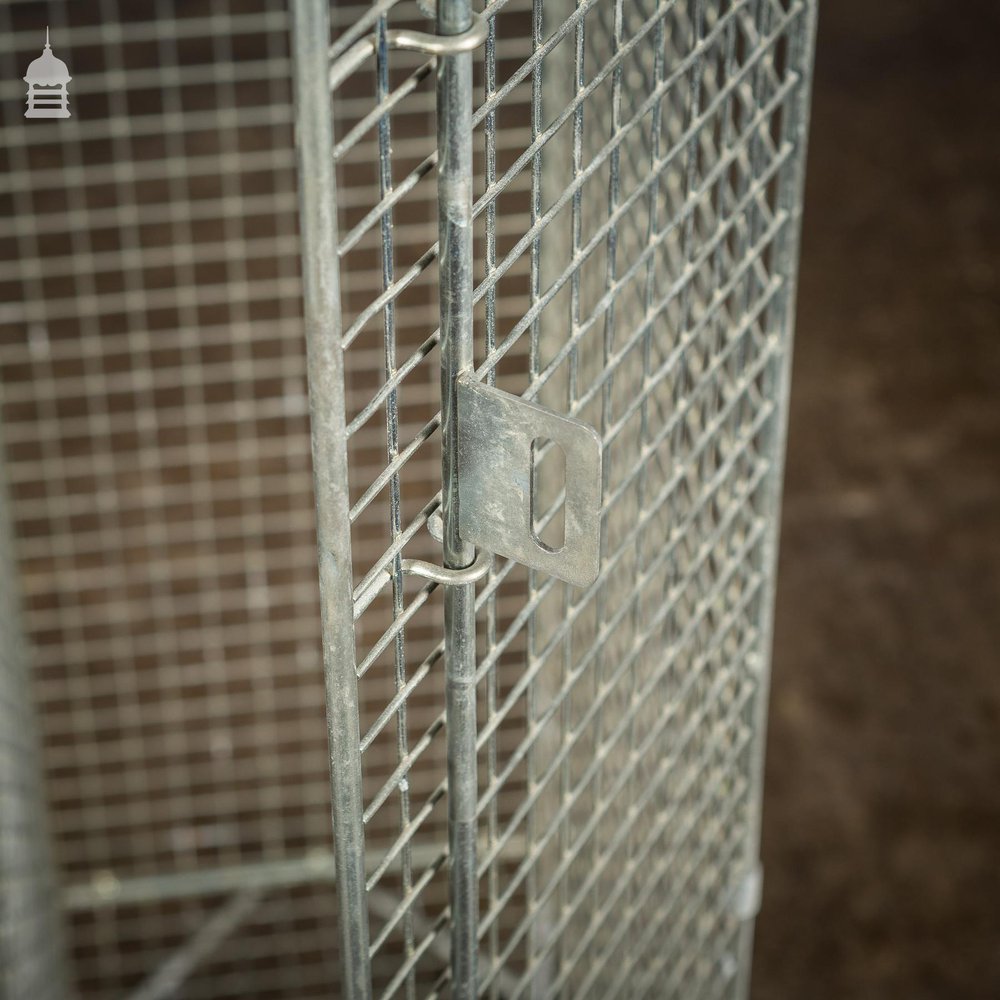 Vintage Industrial Wire Lockers