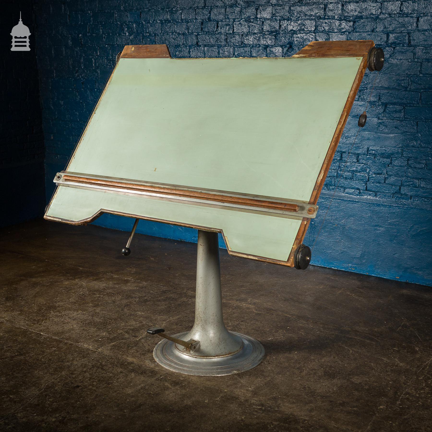 Vintage Hydraulic Drafting Table Drawing Board by Nike, Eskilstuna