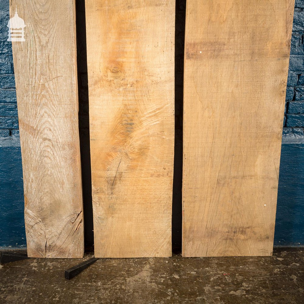 NR42021: Batch of 3 Chunky Seasoned Oak Planks