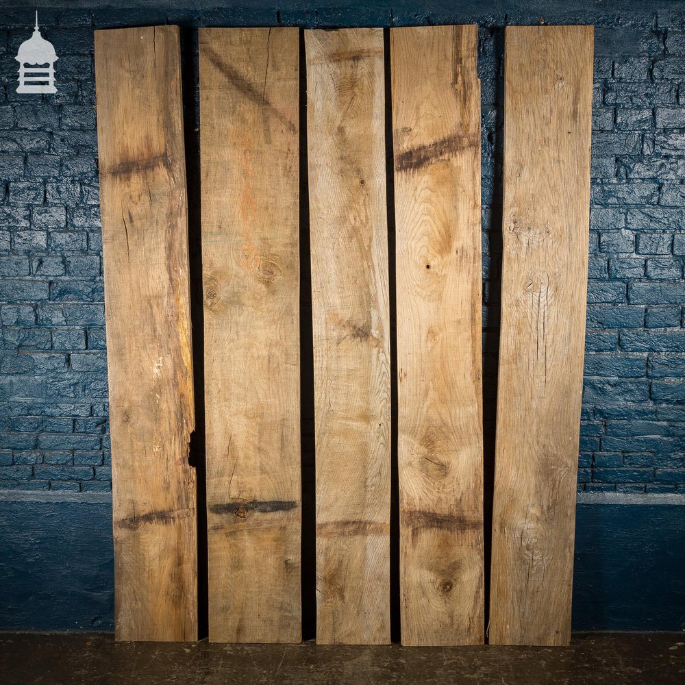 NR42721: Batch of 5 Seasoned Oak Planks
