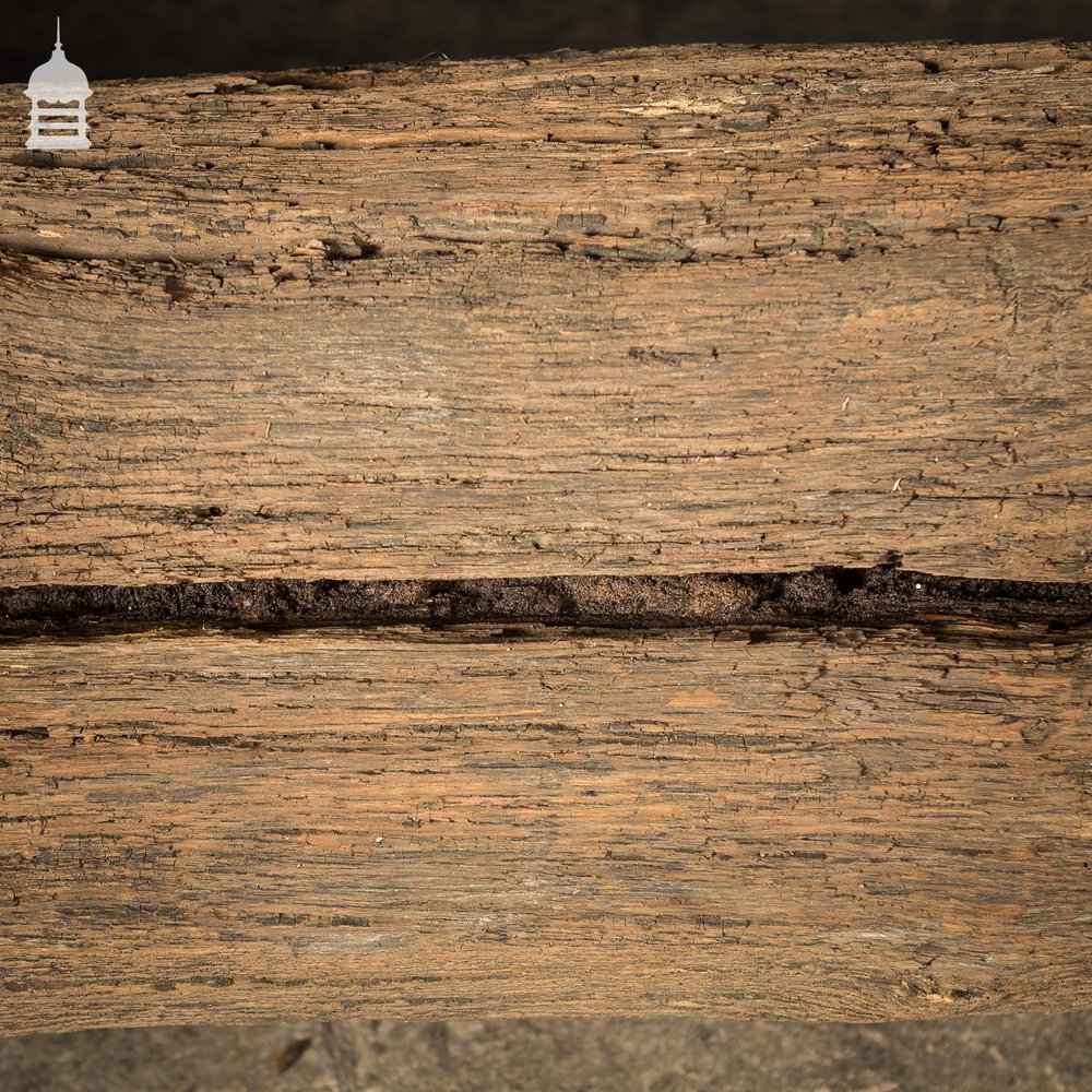 NR43921: Long Antique Weathered Oak Beam