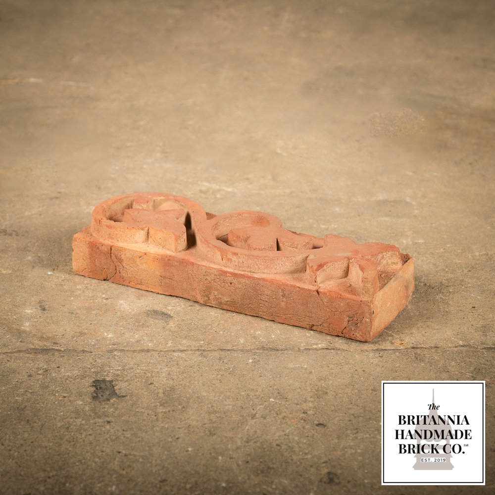 Britannia Red Brick Special Decorative Arts & Crafts Floral Slip – BSB10