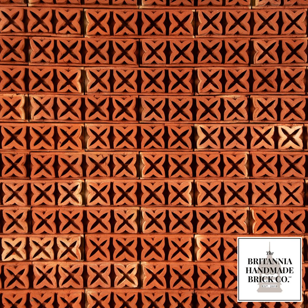 Star String, Decorative Handmade Red Brick