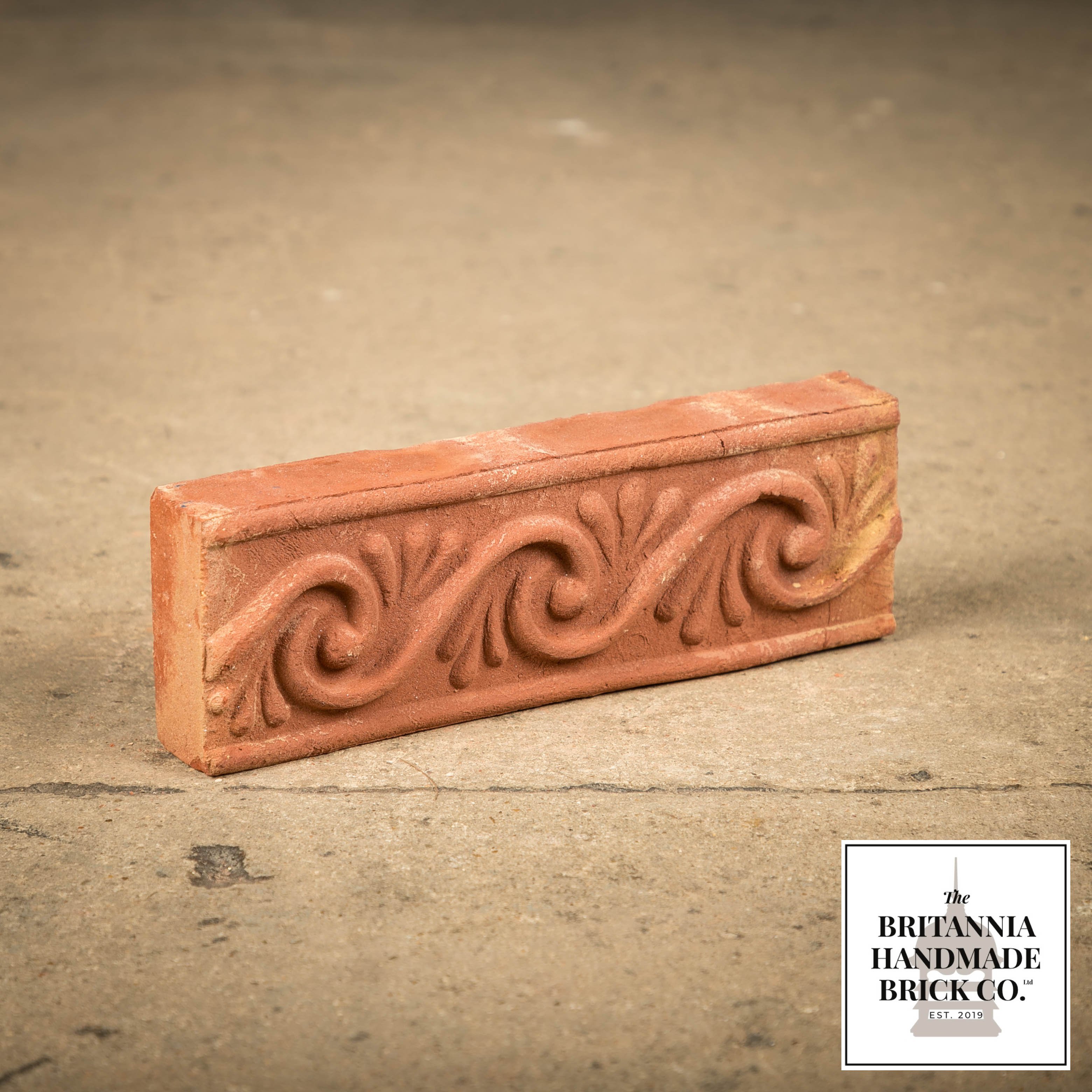 Border Strng Art Nouveau Border String, Decorative Handmade Red Brick | Norfolk ...