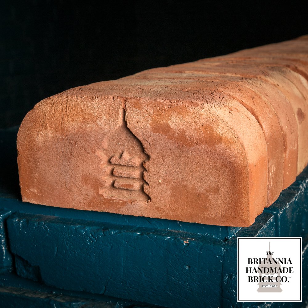 2” Double Bullnose, Handmade Period Style Red Brick