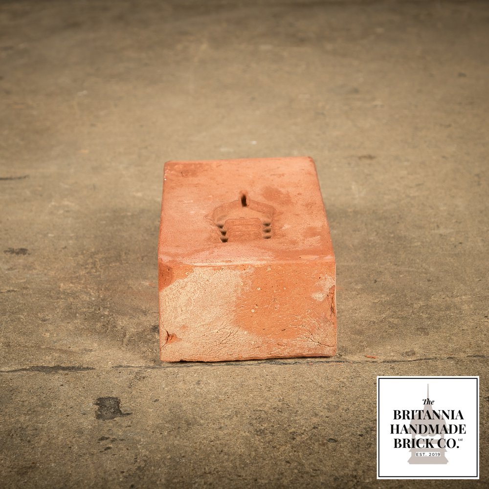 2 5/8” Bullnose Header, Handmade Period Style Red Brick