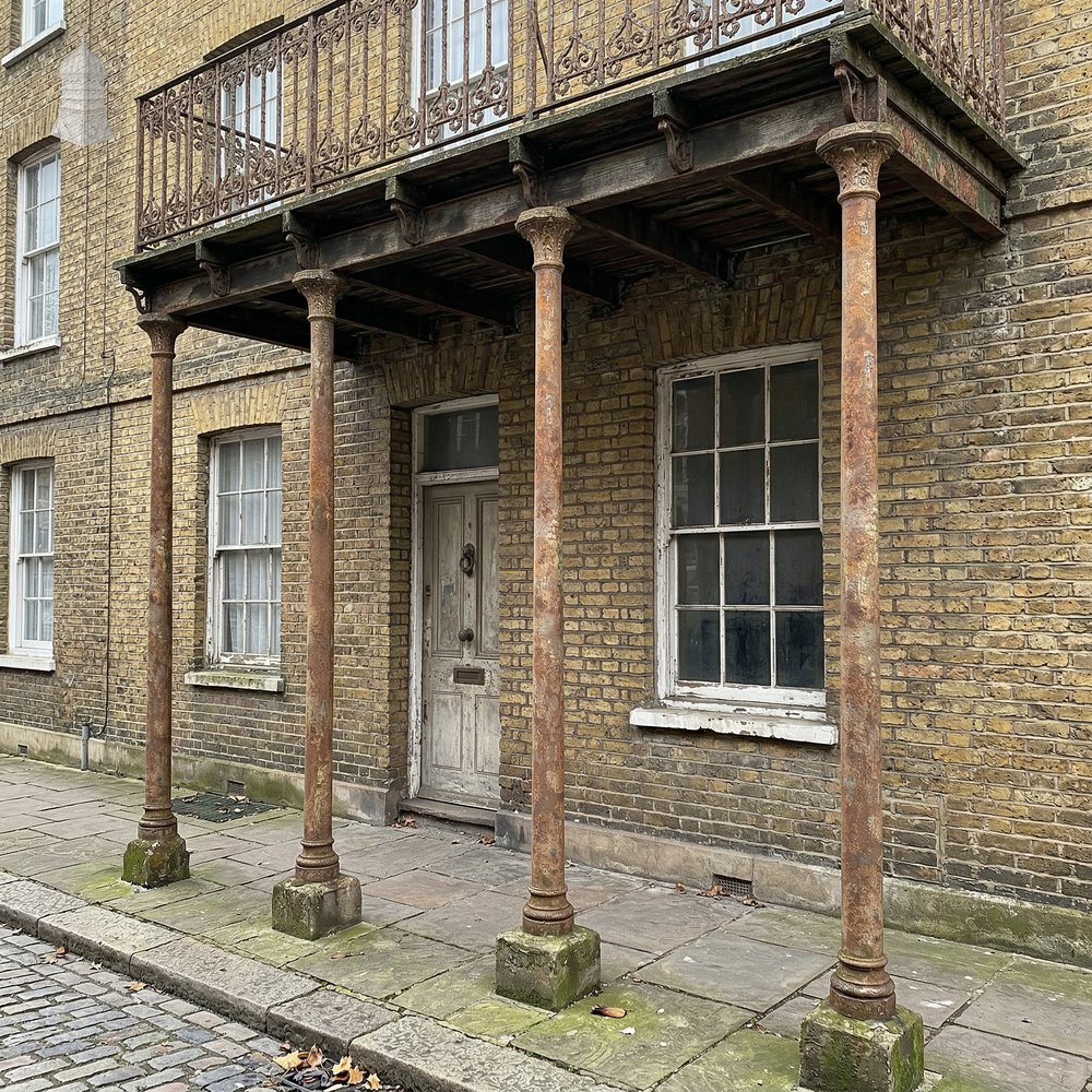 Cast Iron Columns 12.5ft by Walter Macfarlane & Co. Batch of 4
