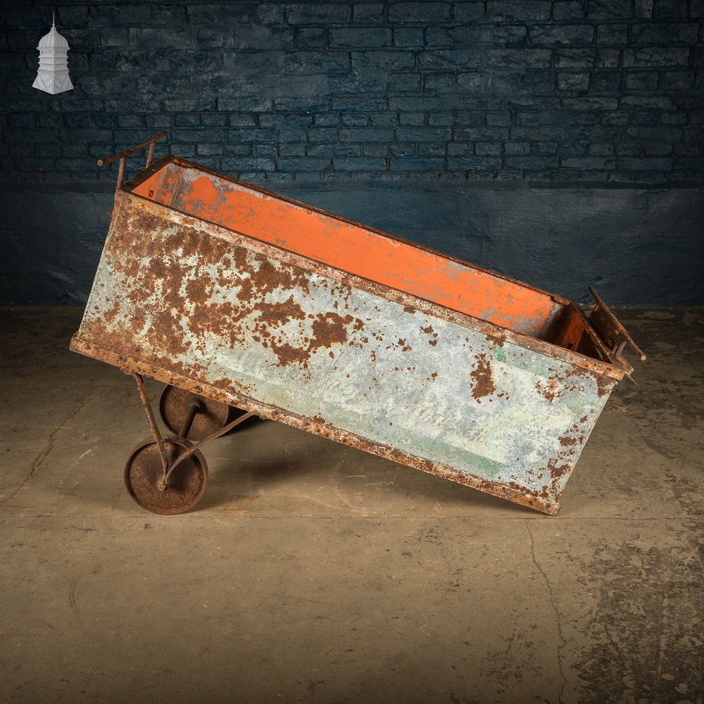 Industrial Wheeled Tank, Galvanised Handcart