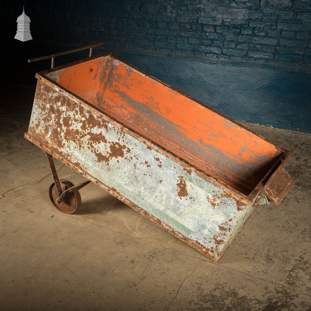Industrial Wheeled Tank, Galvanised Handcart