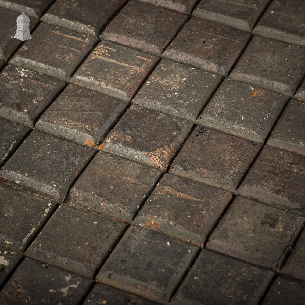 Reclaimed Stable Bricks, Staffordshire Blue Doubles, 122 Pavers