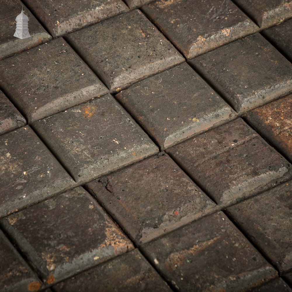 Reclaimed Stable Bricks, Staffordshire Blue Doubles, 122 Pavers