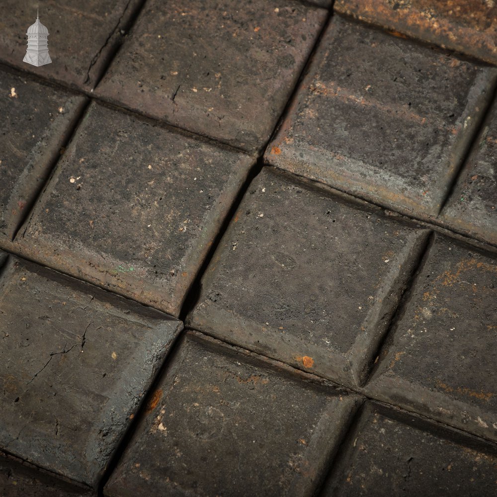 Reclaimed Stable Bricks, Staffordshire Blue Doubles, 122 Pavers