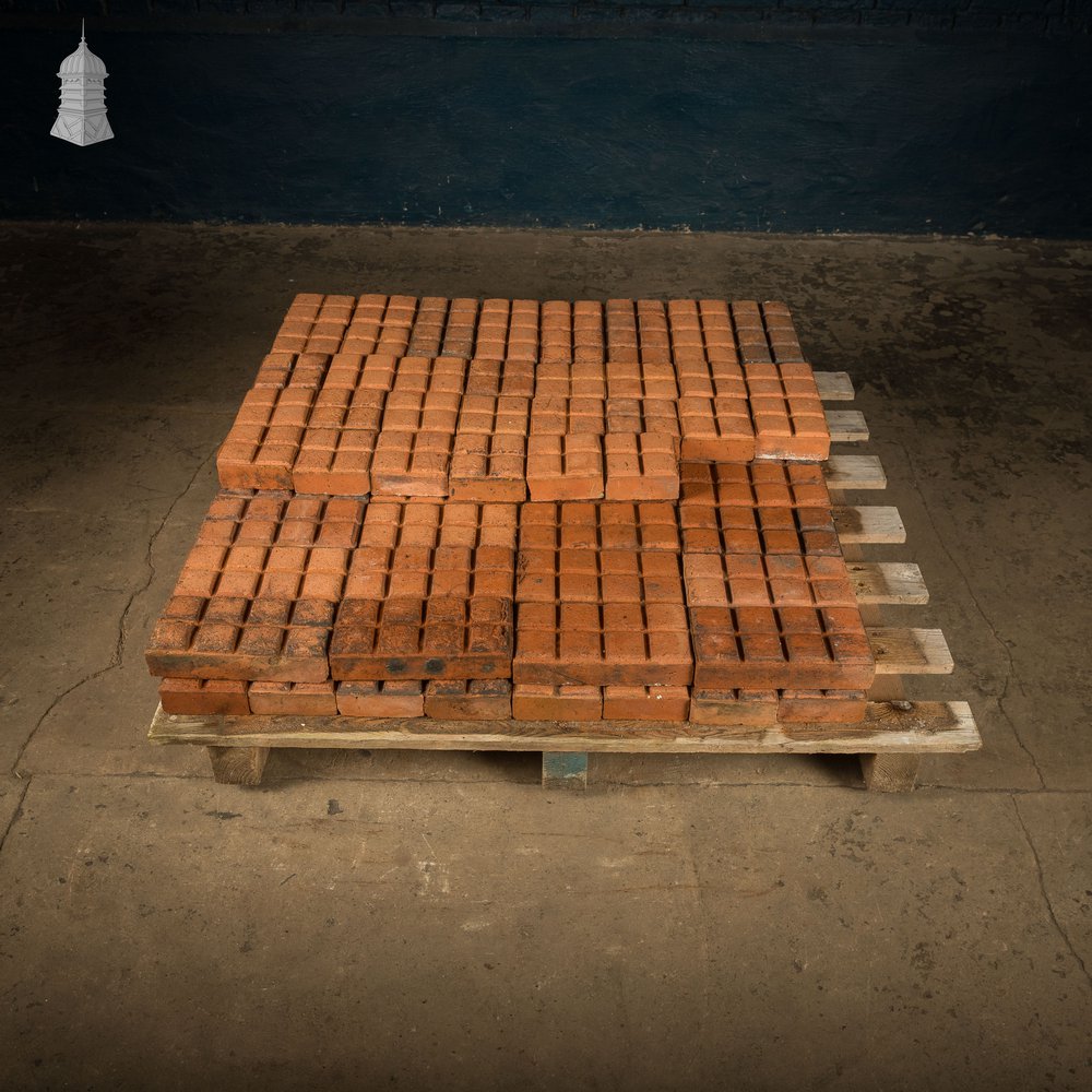 Reclaimed Stable Bricks, 8 Block Red Pavers - 2.27 Square Metres