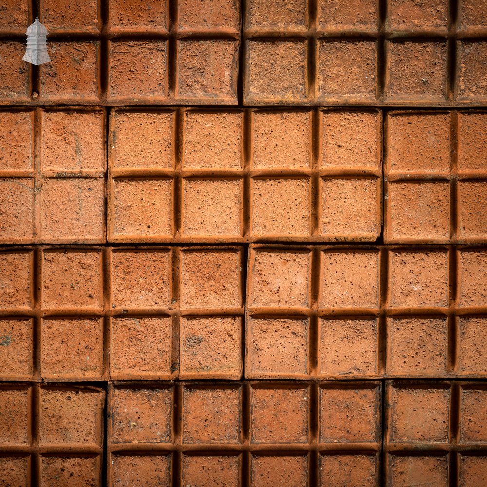 Reclaimed Stable Bricks, 8 Block Red Pavers - 2.27 Square Metres