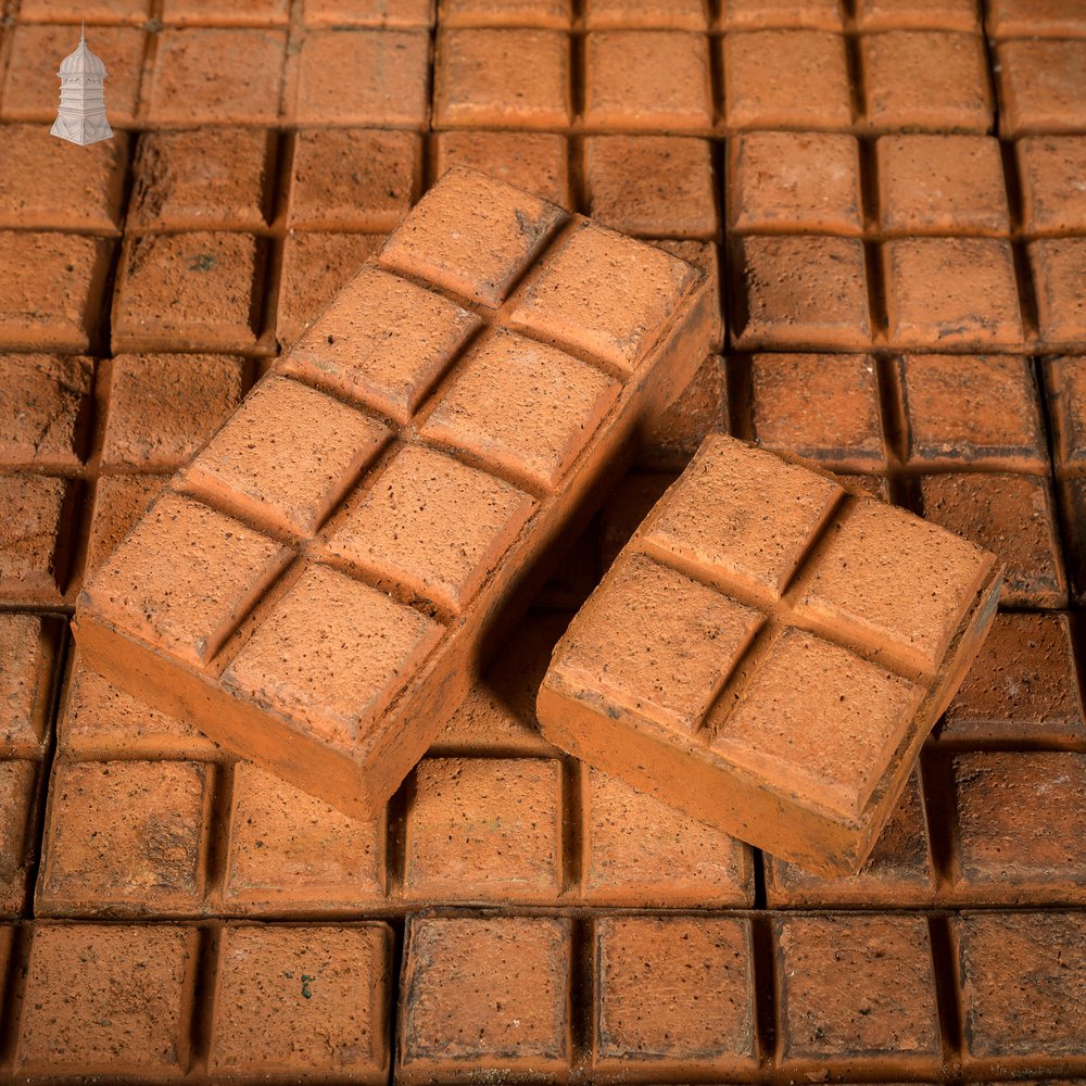 Reclaimed Stable Bricks, 8 Block Red Pavers - 2.27 Square Metres