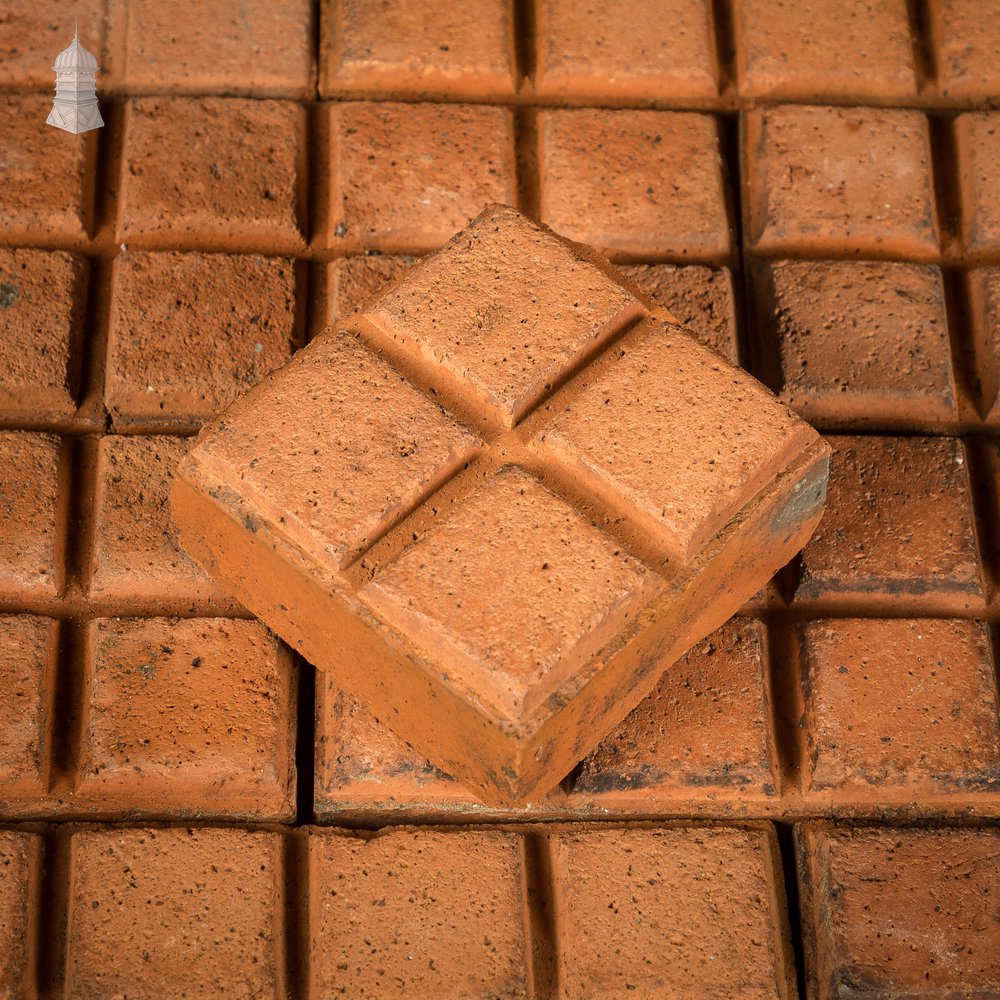 Reclaimed Stable Bricks, 8 Block Red Pavers - 2.27 Square Metres