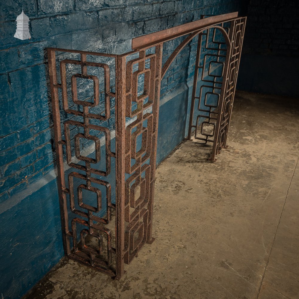 Porch Canopy Structure, Cast Iron