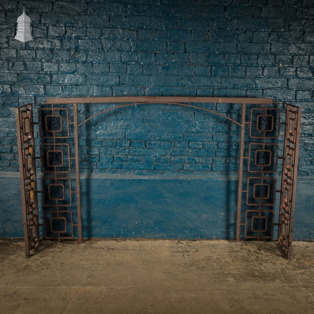 Porch Canopy Structure, Cast Iron