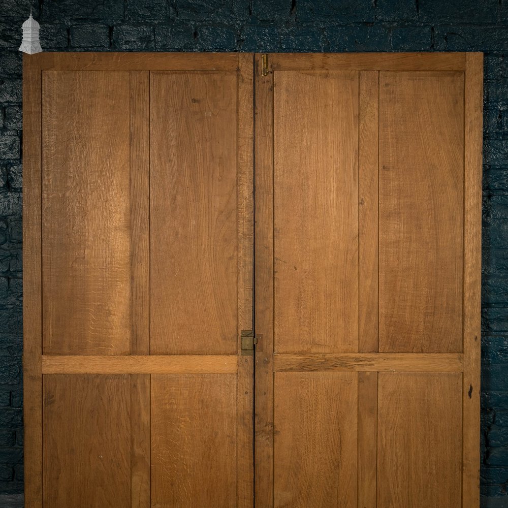 Pine Paneled Doors, 4 Panel Set of 2 Pairs