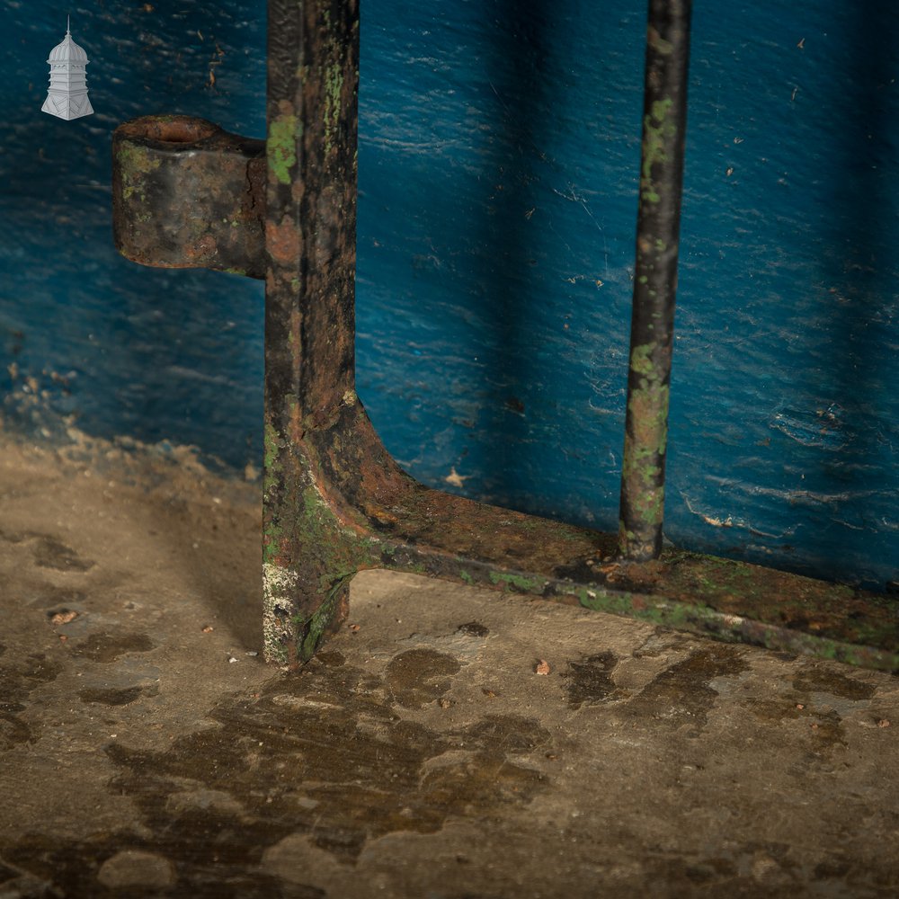 Scrollwork Garden Gate, 19th C Wrought Iron Gate