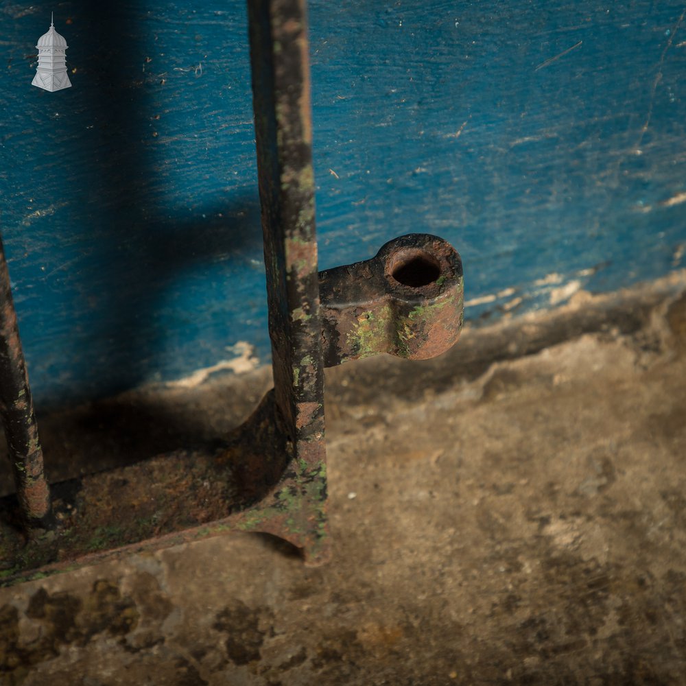 Scrollwork Garden Gate, 19th C Wrought Iron Gate