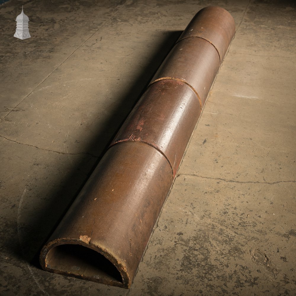 Half Round Coping, Salt Glazed Wall Copings - Run of 2.3m