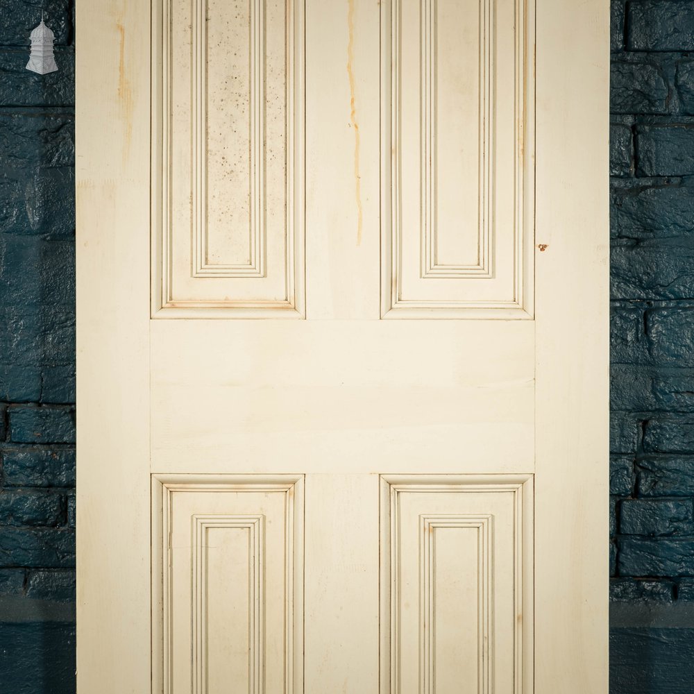 Pine Paneled Door, 6 Moulded Panel