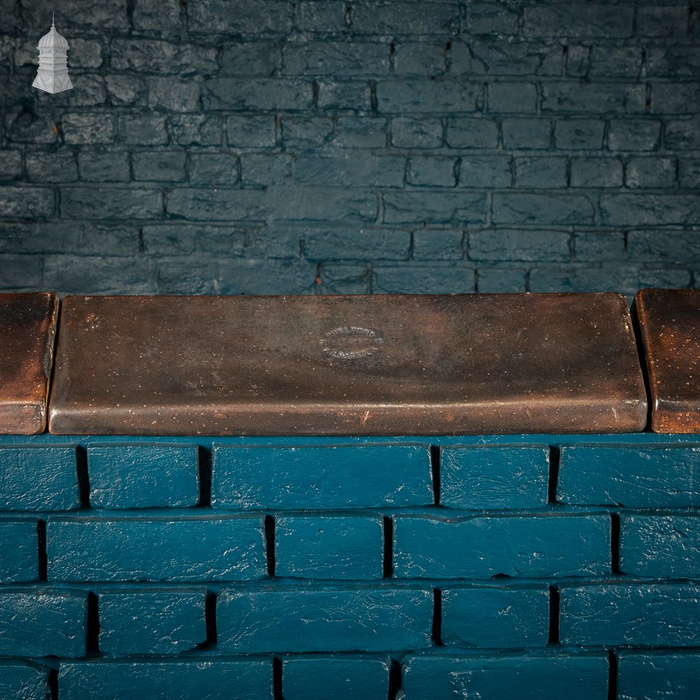 Triangle Ridge Tile, Salt Glazed - A Run of 11 Metres