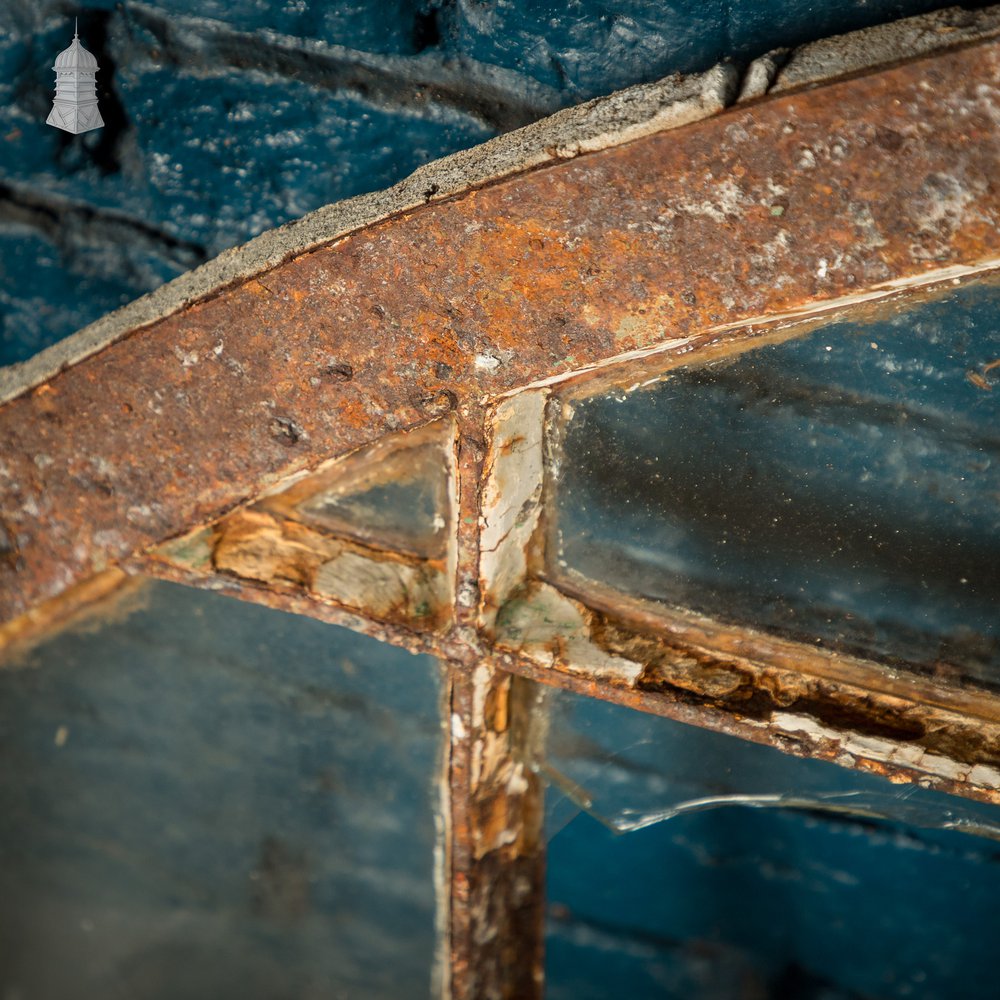 Arched Window Frames, Set of 5, Cast Iron