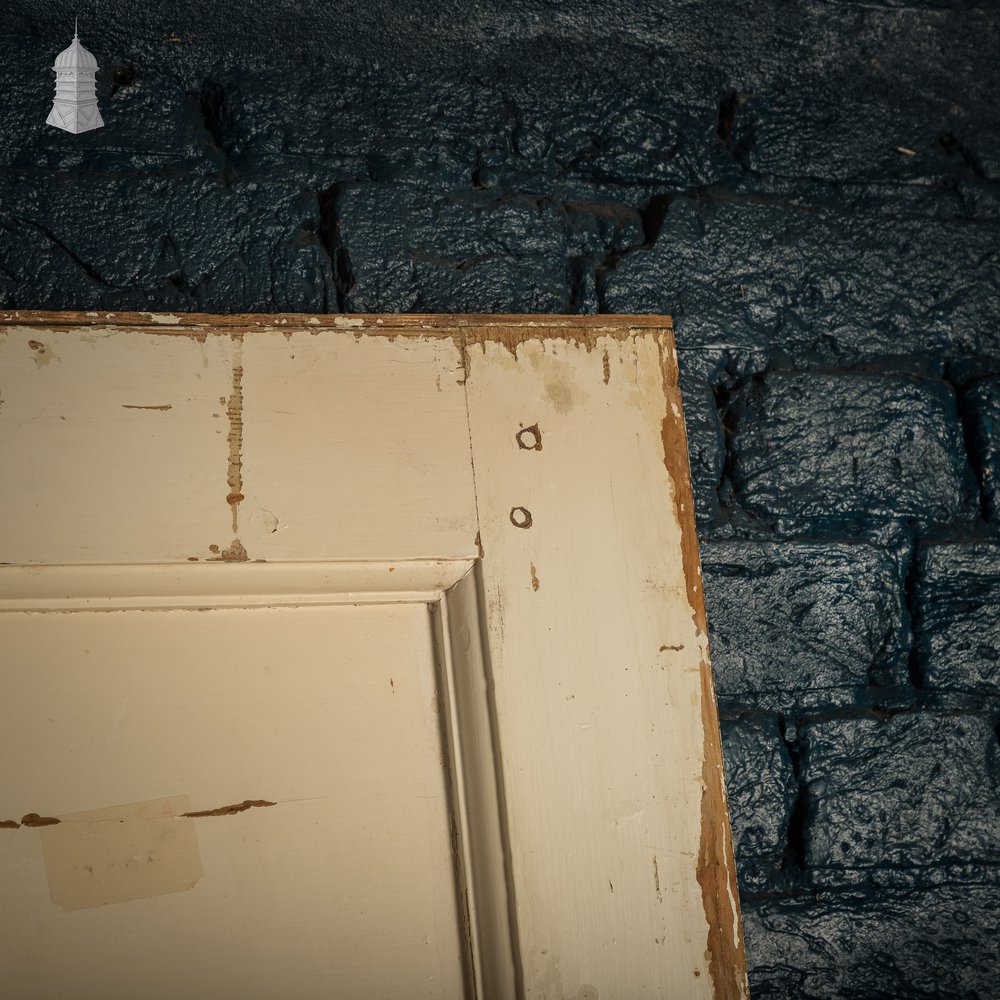 6 Panel Door, Six Moulded Panels, White & Brown