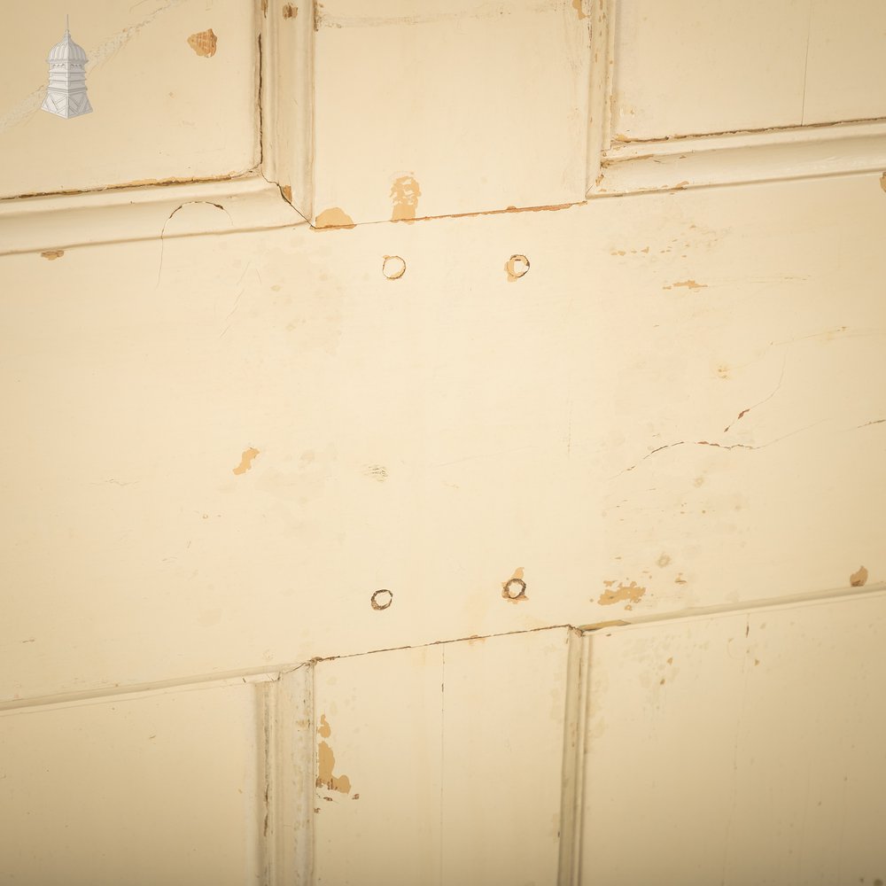 6 Panel Door, Six Moulded Panels, White & Brown