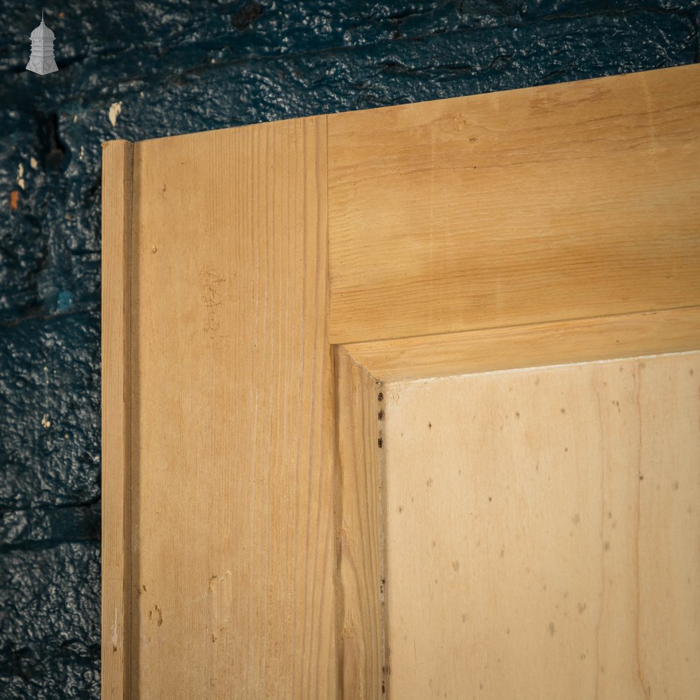 Pine Paneled Door, 3 Moulded Panel