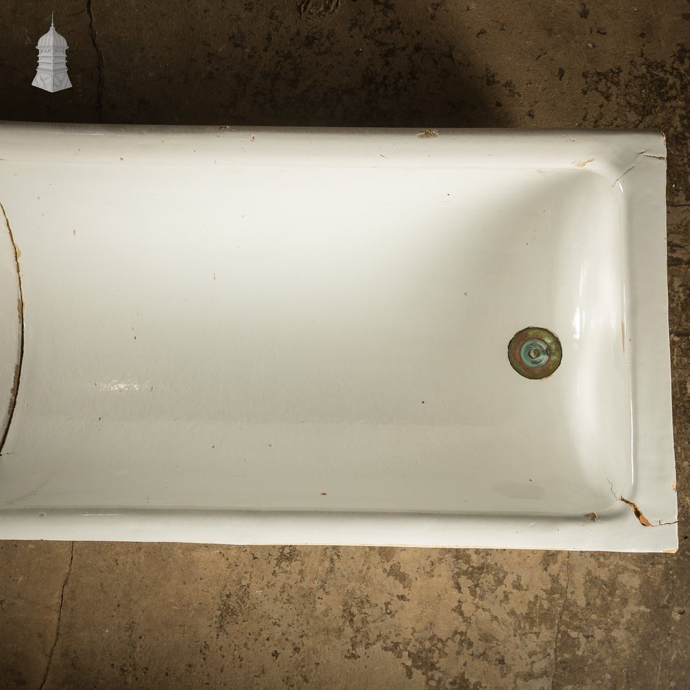 Sectional Trough Sink, White Glazed