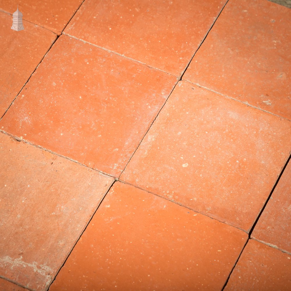 Red Quarry Tiles, 6" x 6" Batch of 230 - 5.5 Square Metres