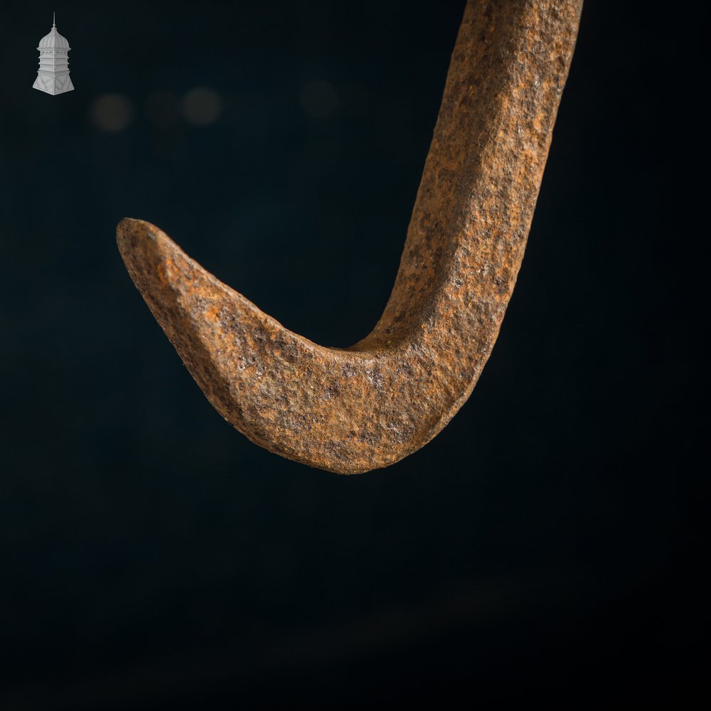 Wrought Iron Hooks, Graduated set of Three