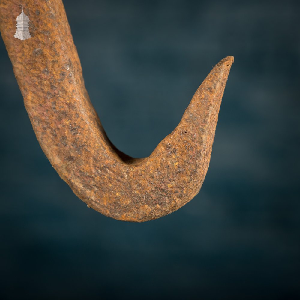 Wrought Iron Hooks, Graduated set of Three