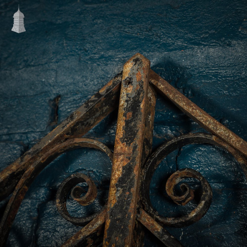 Driveway Gates, Sweeping Arched Wrought Iron